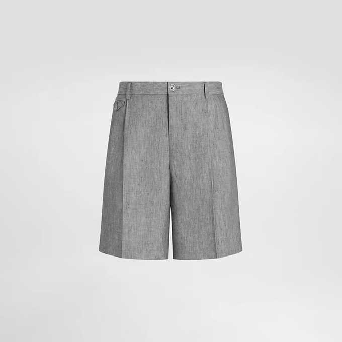 dolce & gabbana linen canvas bermuda shorts